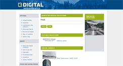 Desktop Screenshot of digital.westvanlibrary.ca